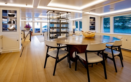Consider a new interior for a yacht with a story?